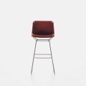 Neil Leather MDF Italia Stool