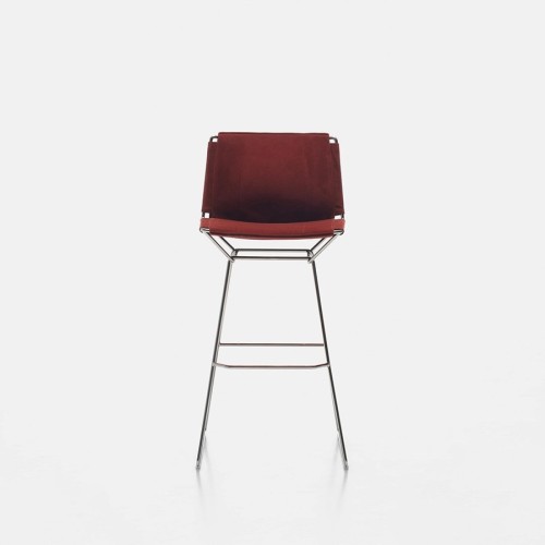 Neil Leather MDF Italia Stool