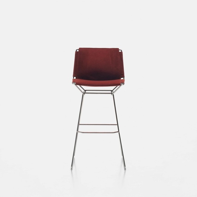 Neil Leather MDF Italia Stool