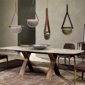 Still Travertino Tonin Casa extendable dining Table