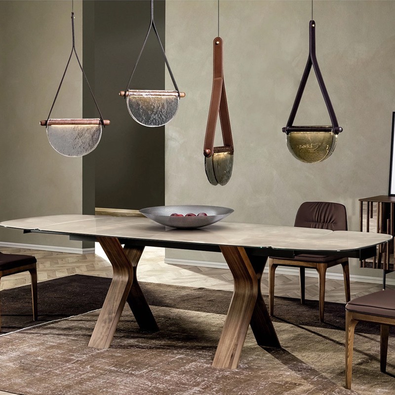 Still Travertino Tonin Casa extendable dining Table