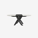 Style Round Ext Tonin Casa extendable dining Table