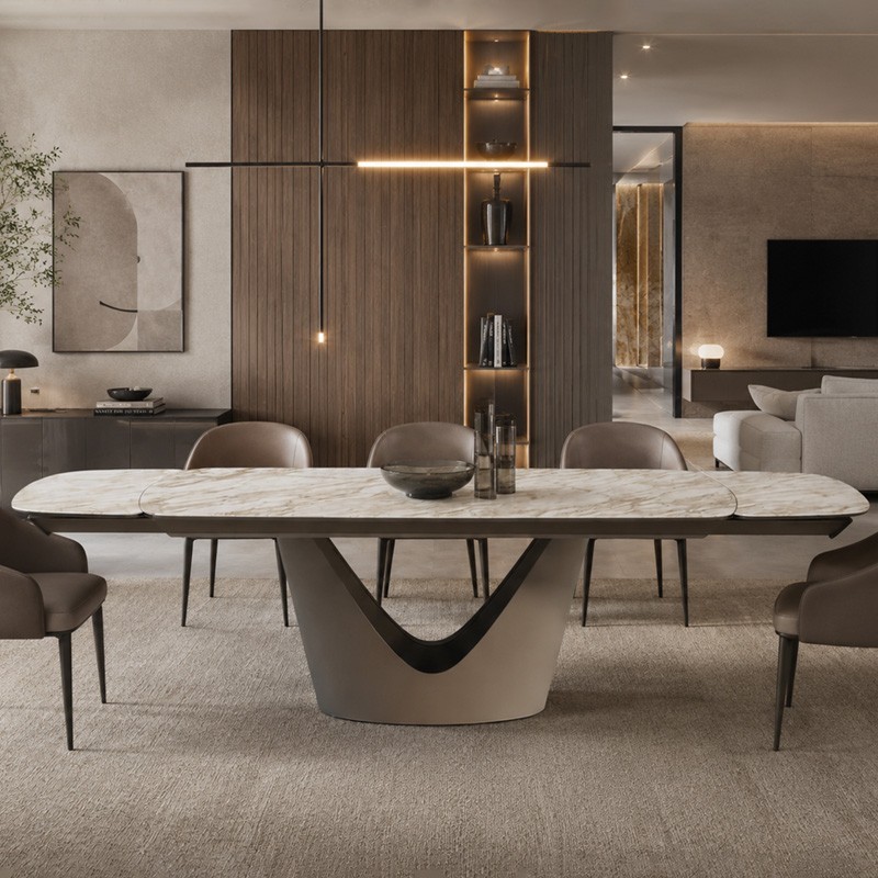 Gala Ext Tonin Casa extendable dining Table