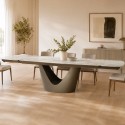 Gala Ext Tonin Casa extendable dining Table