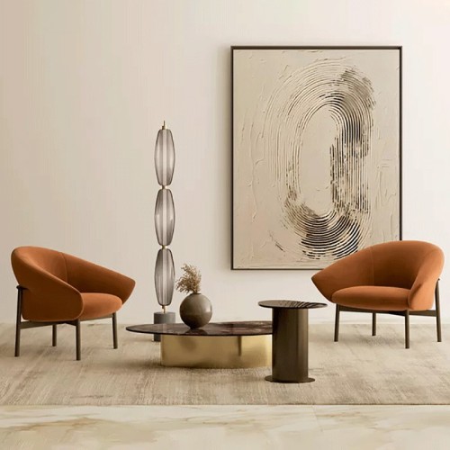 Petra Bontempi armchair – Armchair in Leather or Fabric