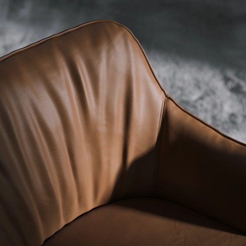 Gaia Tonin Casa Upholstered Dining Chair with Armrests