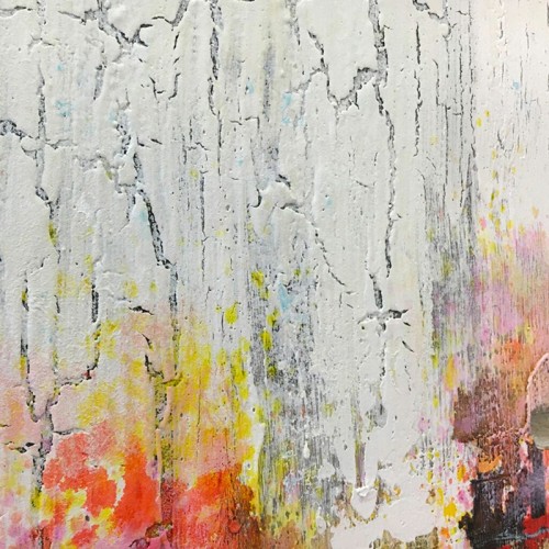 Abstract Painting Orizzonte di Colori Agave Quadri