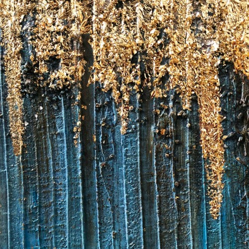 Abstract Painting Blue Art Agave Quadri