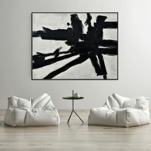 Abstract Painting Omaggio a Kline Agave Quadri