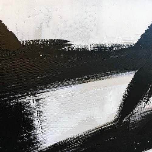 Abstract Painting Omaggio a Kline Agave Quadri