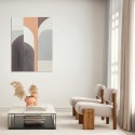 Abstract Painting Peach Fusion Agave Quadri