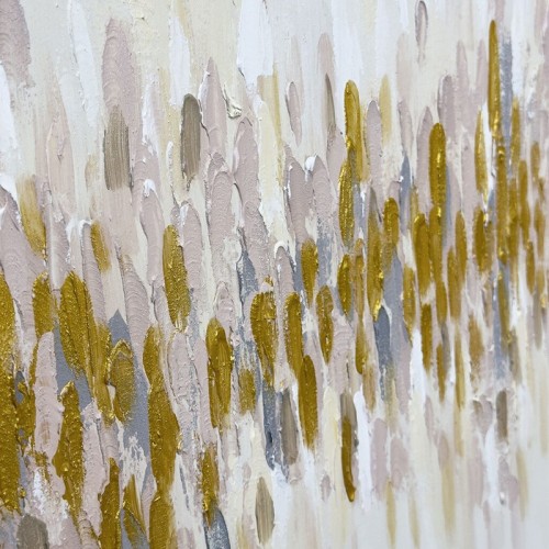 Abstract Painting Golden Raisin Agave Quadri