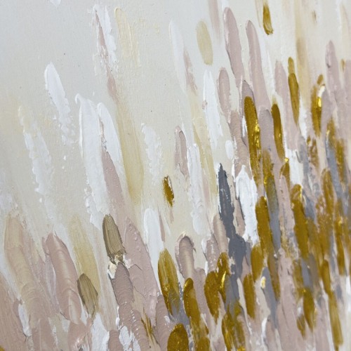 Abstract Painting Golden Raisin Agave Quadri