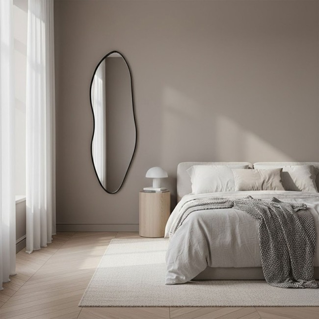 Art Mirror Long Shape Agave Quadri