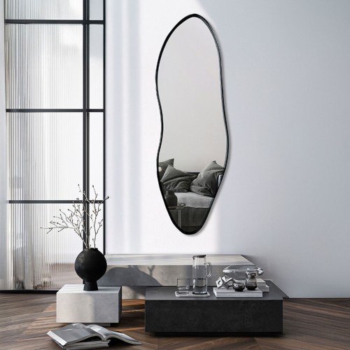 Art Mirror Long Shape Agave Quadri