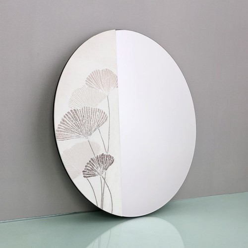 Art Mirror Ginkgo Agave Quadri