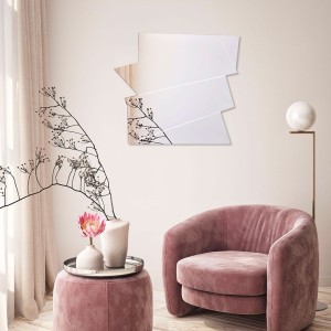 Art Mirror Irregular Agave Quadri