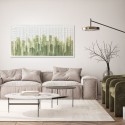 Abstract Painting Green Chart Agave Quadri