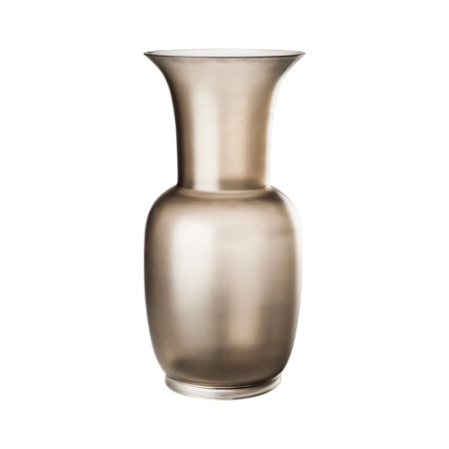 Satin Venini 706.38 Vase Taupe/Crystal