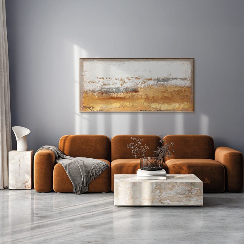 Abstract Painting Clay Agave Quadri
