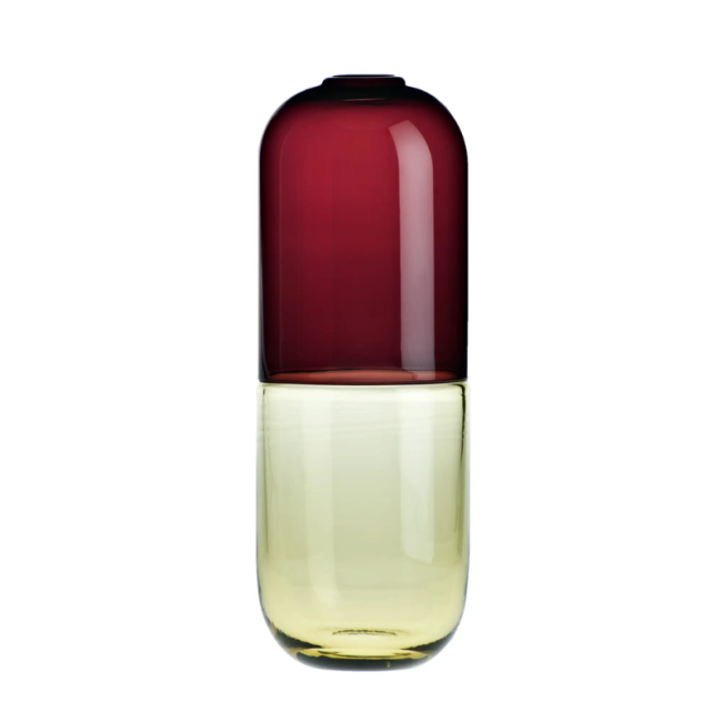 Happy Pills Estrogen Vase – Violet/Straw Yellow
