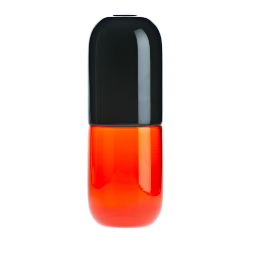 Happy Pills Phenethylamine Vase – Black/Orange