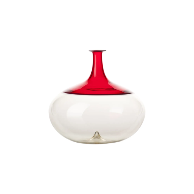 Bolle Vase Straw Yellow/Red