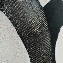 Abstract Painting Black Circles Agave Quadri