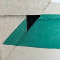 Abstract Painting Green Shapes Agave Quadri