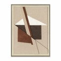 Abstract Painting Brown Shapes Agave Quadri
