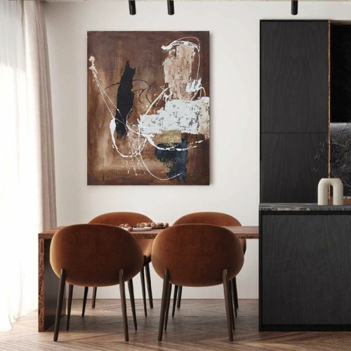 Abstract Painting Rust Agave Quadri