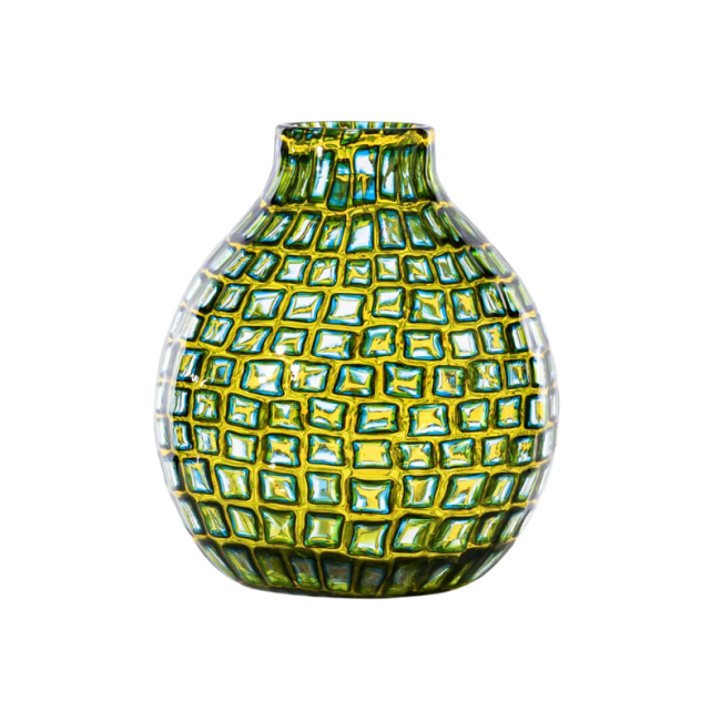 Murrine Romane 520.20 Venini Murano Glass Vase