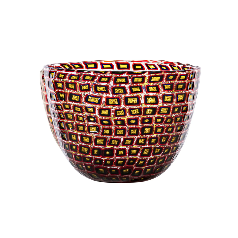 Murrine Romane 520.21 Venini Murano Glass Vase