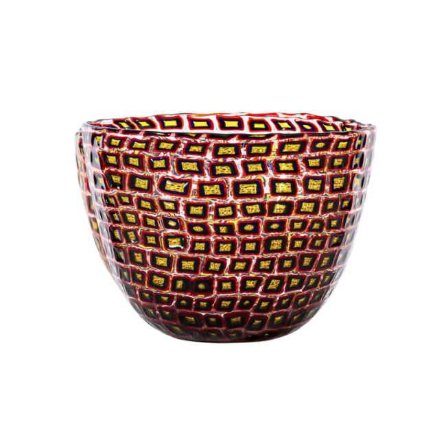 Murrine Romane 520.21 Venini Murano Glass Vase