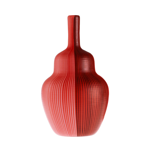Tessuti Battuti 524.04 Venini Murano Glass Vase