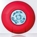 Piatto di Tapio 529.01 Venini Murano Glass Plate