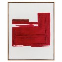 Abstract Painting Racing Red Agave Quadri