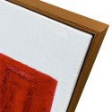 Abstract Painting Racing Red Agave Quadri