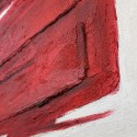 Abstract Painting Racing Red Agave Quadri
