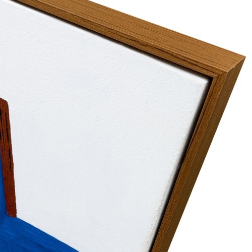 Abstract Painting Snorkel Blue Agave Quadri