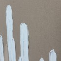 Abstract Painting Upside Agave Quadri