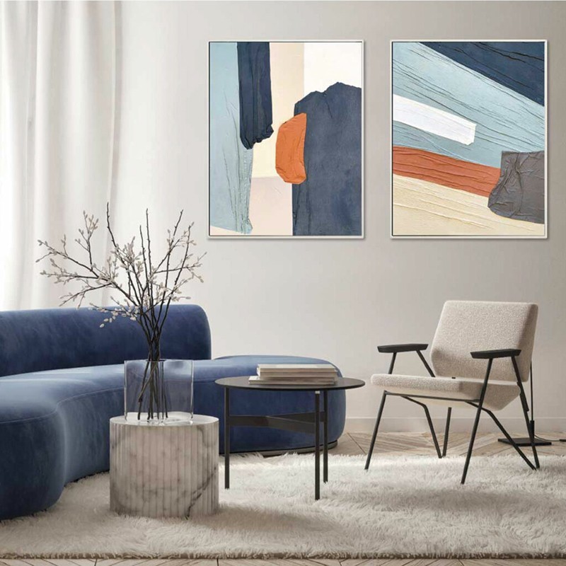 Abstract Painting Fabrics 2 Agave Quadri