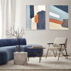 Abstract Painting Fabrics 1 Agave Quadri