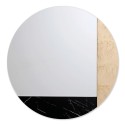 Art Mirror Black Marble Agave Quadri