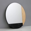 Art Mirror Black Marble Agave Quadri