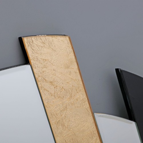 Art Mirror Golden Slice Agave Quadri