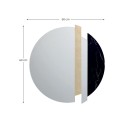 Art Mirror Golden Slice Agave Quadri
