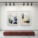 Abstract Painting Blues Agave Quadri