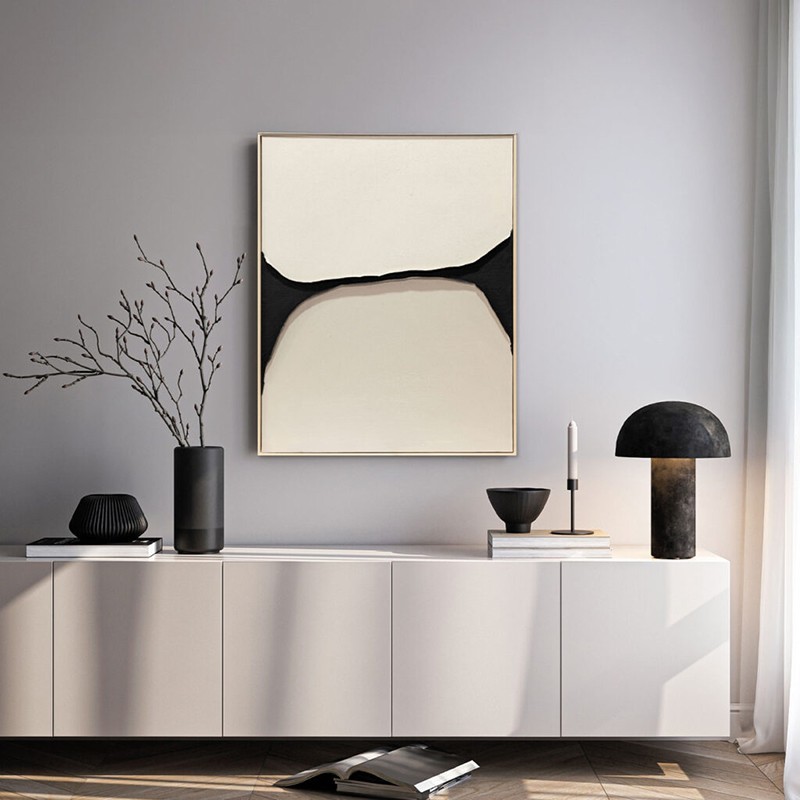 Abstract Painting Flow Agave Quadri