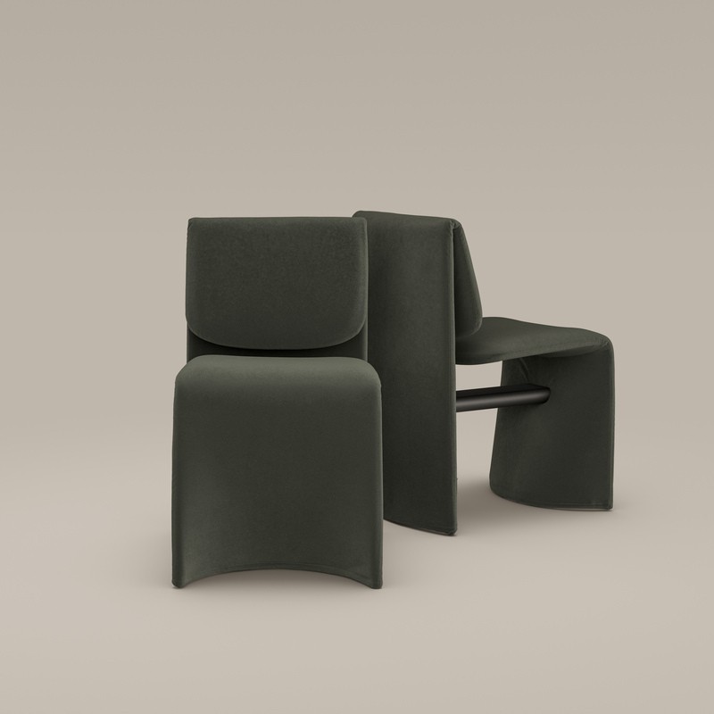 Upholstered Chair Avant-Garde Bonaldo